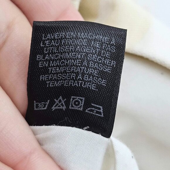 Marc Jacobs Zebra Print Longline Coat Jacket Yellow Beige & White Women's Size M - Picture 9 of 12